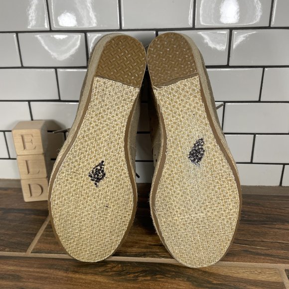 Toms Desert Wedge Womens Size 10 Shoes Taupe Suede Comfort Espadrille Ankle Boot - Picture 7 of 12